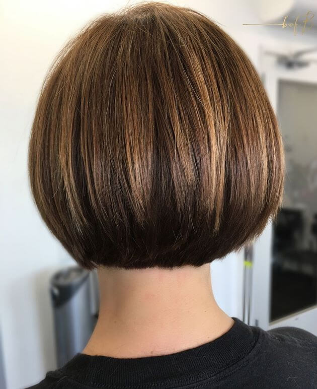 Short Bob with Tapered Back